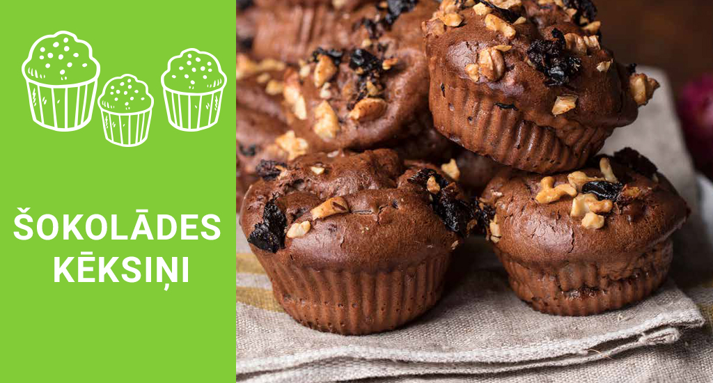Šokolādes kēksiņi​