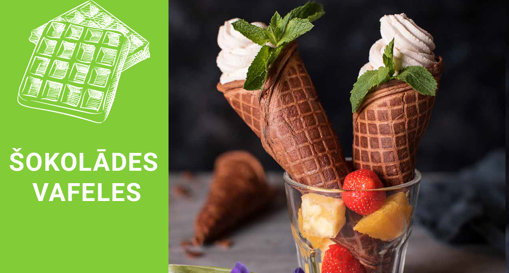 Šokolādes vafeles